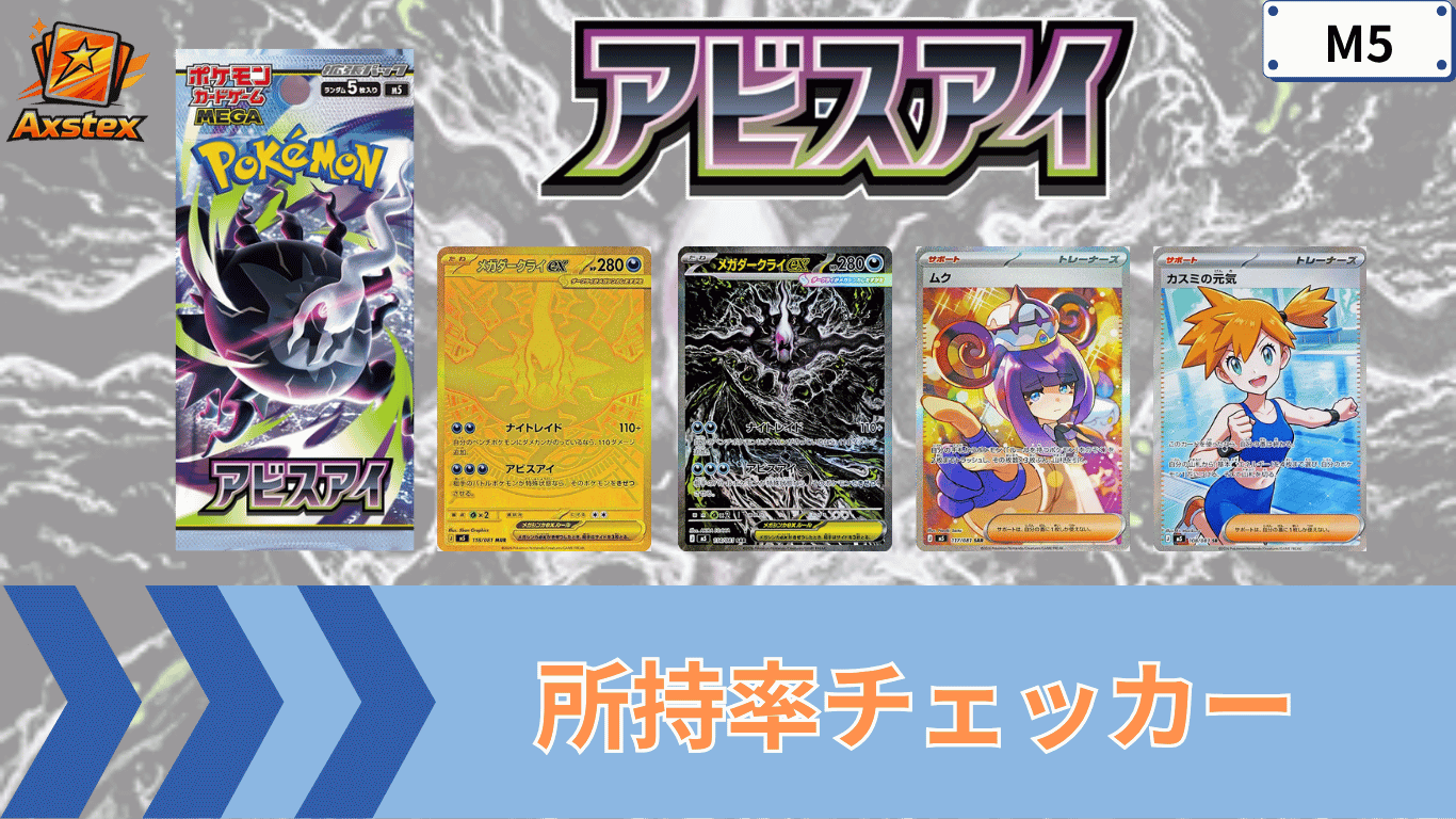 アビスアイの所持率チェッカー｜MUR/SAR/SR/AR/RR - アクステックス