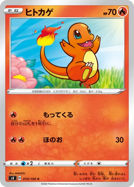 ヒトカゲ C 010/100