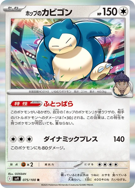 ホップのカビゴン R 075/100