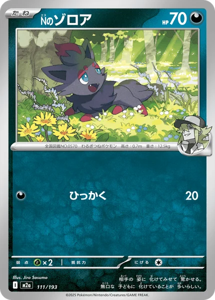 Nのゾロア 111/193