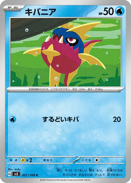 キバニア C 021/108